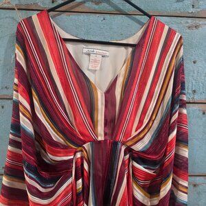 Striped flutter top